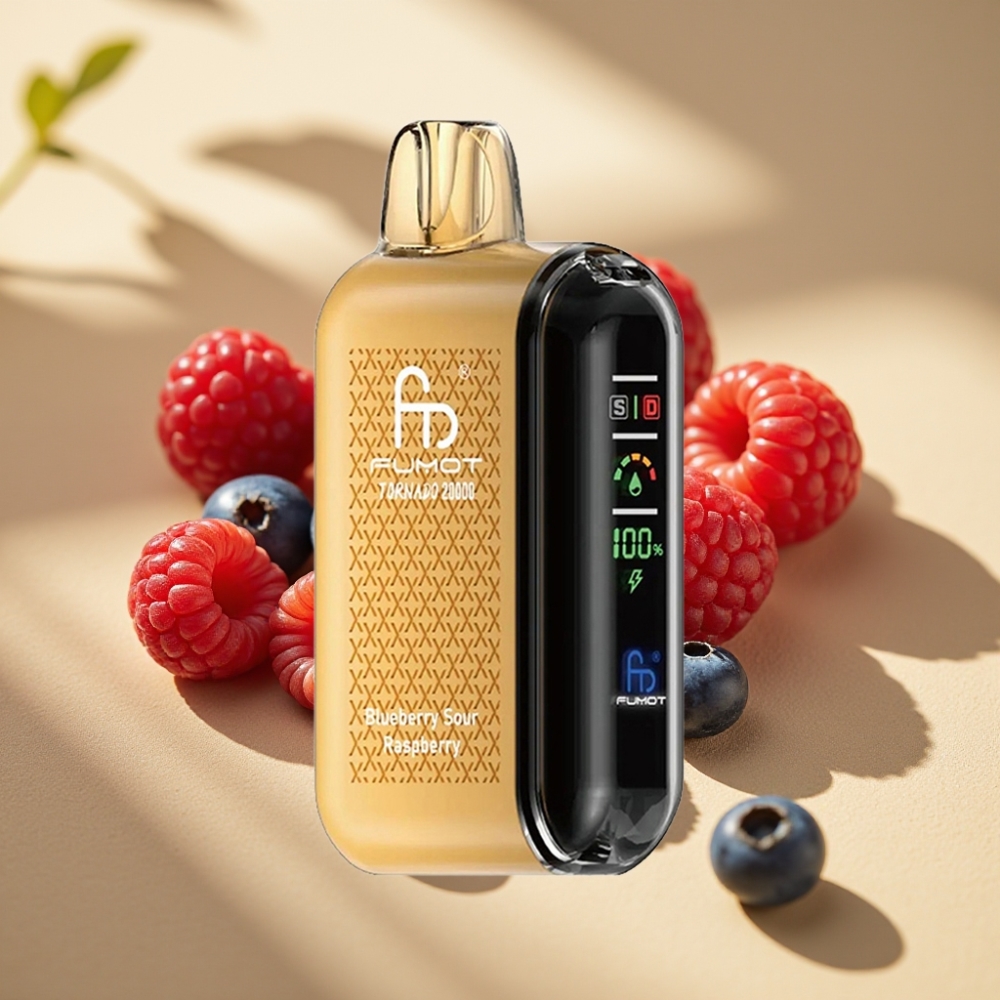 Fumot Tornado 20000 Puffs Dual Mesh 20ml 850mAh Blueberry Sour Raspberry