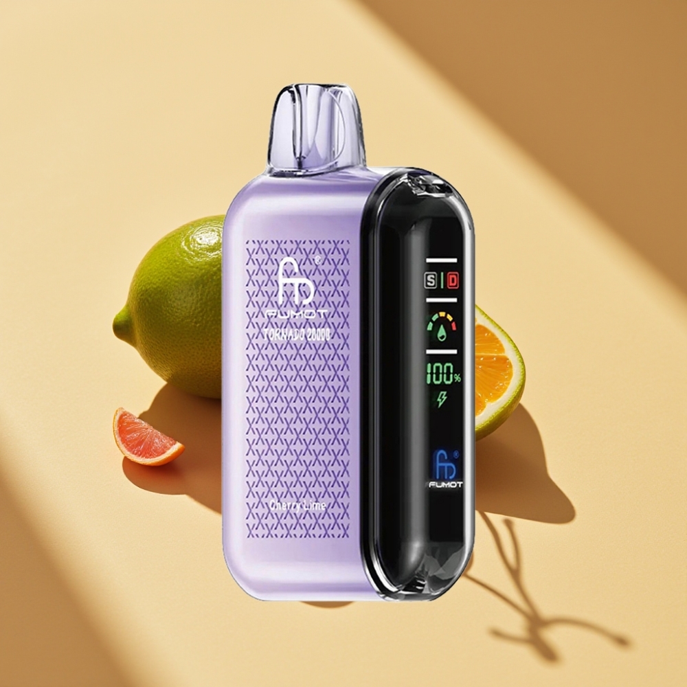 Fumot Tornado 20000 Puffs Dual Mesh 20ml 850mAh Cherry Lime Disposable Vape