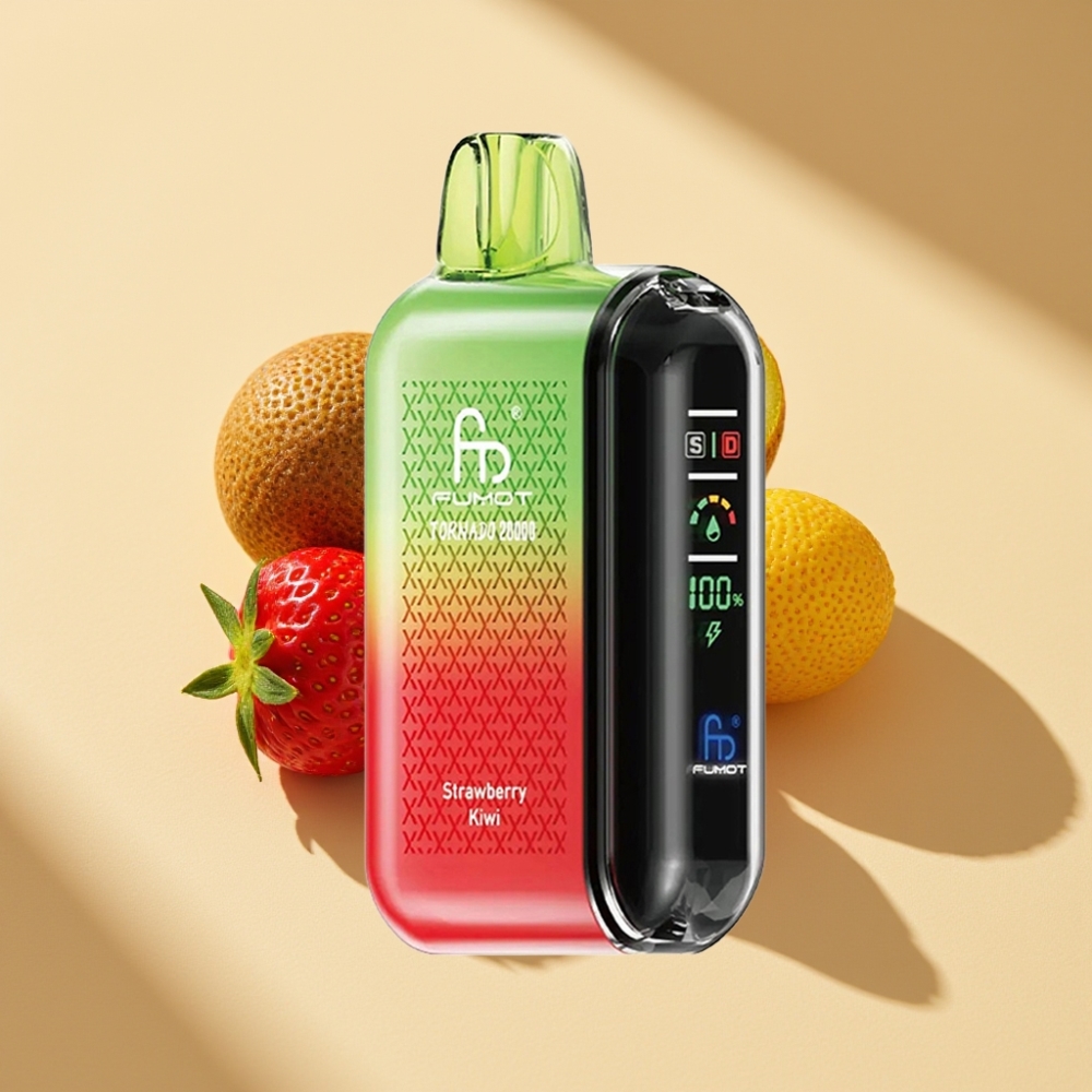 Fumot Tornado 20000 Puffs Dual Mesh 20ml 850mAh Strawberry Kiwi