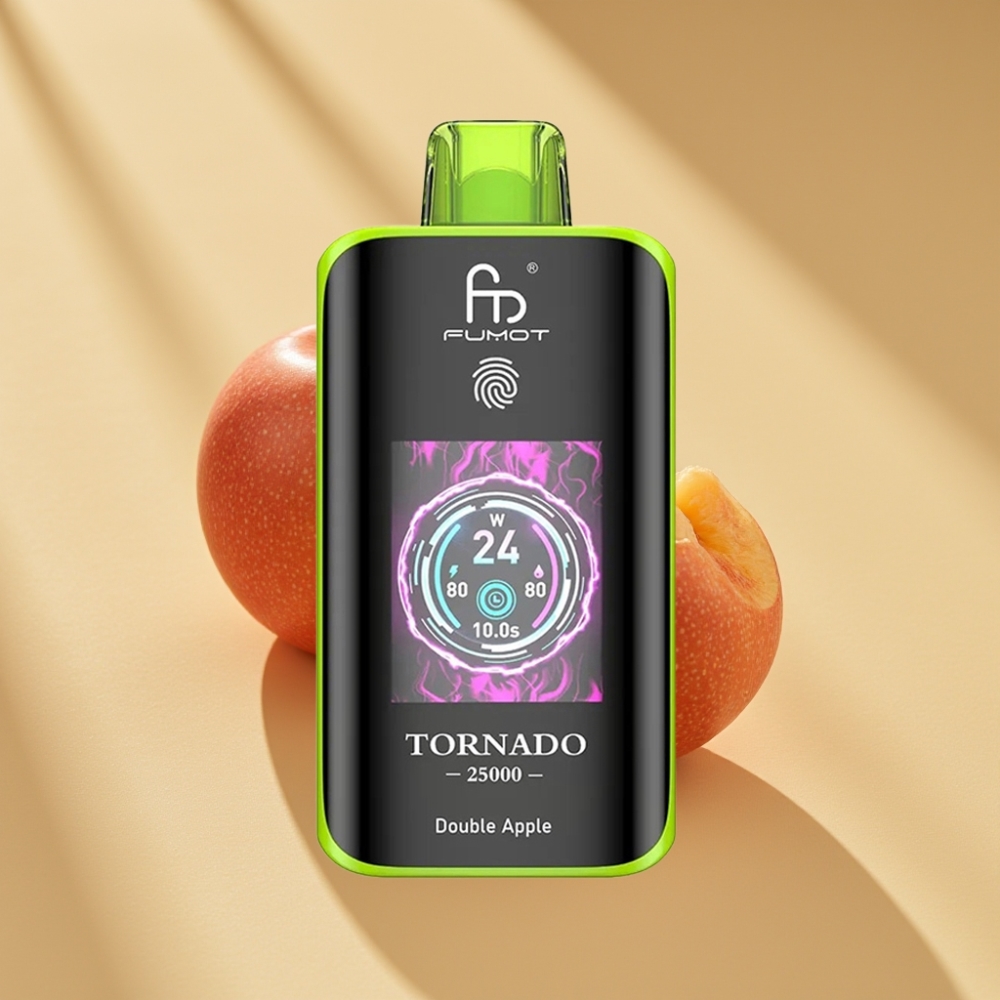 Fumot Tornado 25000 Puffs HD Screen 700mAh Rechargeable 20ml Double Apple