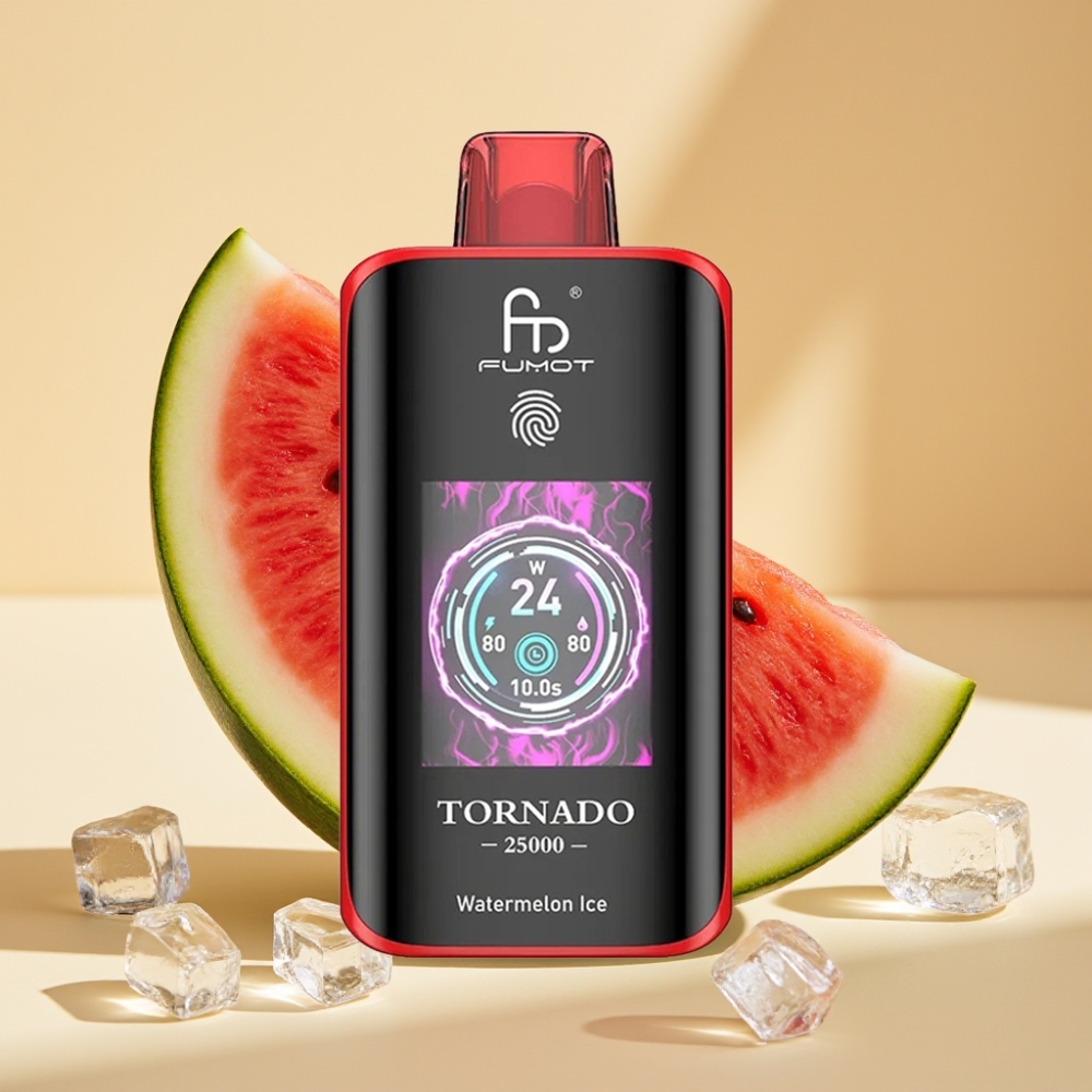 Fumot Tornado 25000 Puffs HD Screen 700mAh Rechargeable 20ml Watermelon Ice