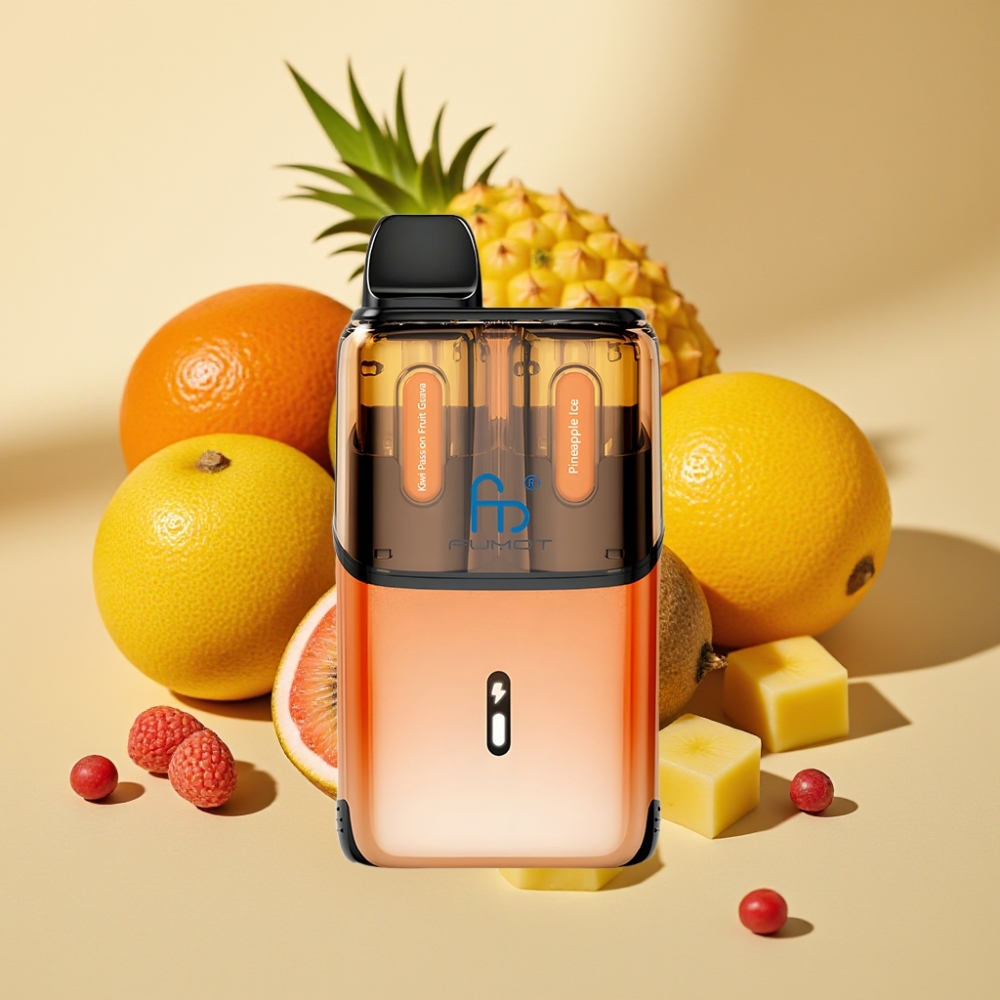 Fumot Ultra T32000 Disposable Vape 32000 Puffs 800mAh 24mL Type-C Kiwi Passion Fruit Guava Pineapple Ice