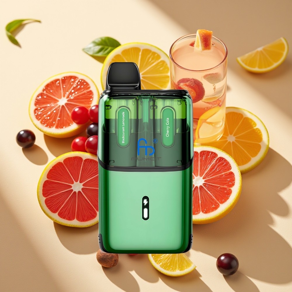 Fumot Ultra T32000 Disposable Vape 32000 Puffs 800mAh 24ml Type-C Blackcurrant Lemonade - Cherry Cola