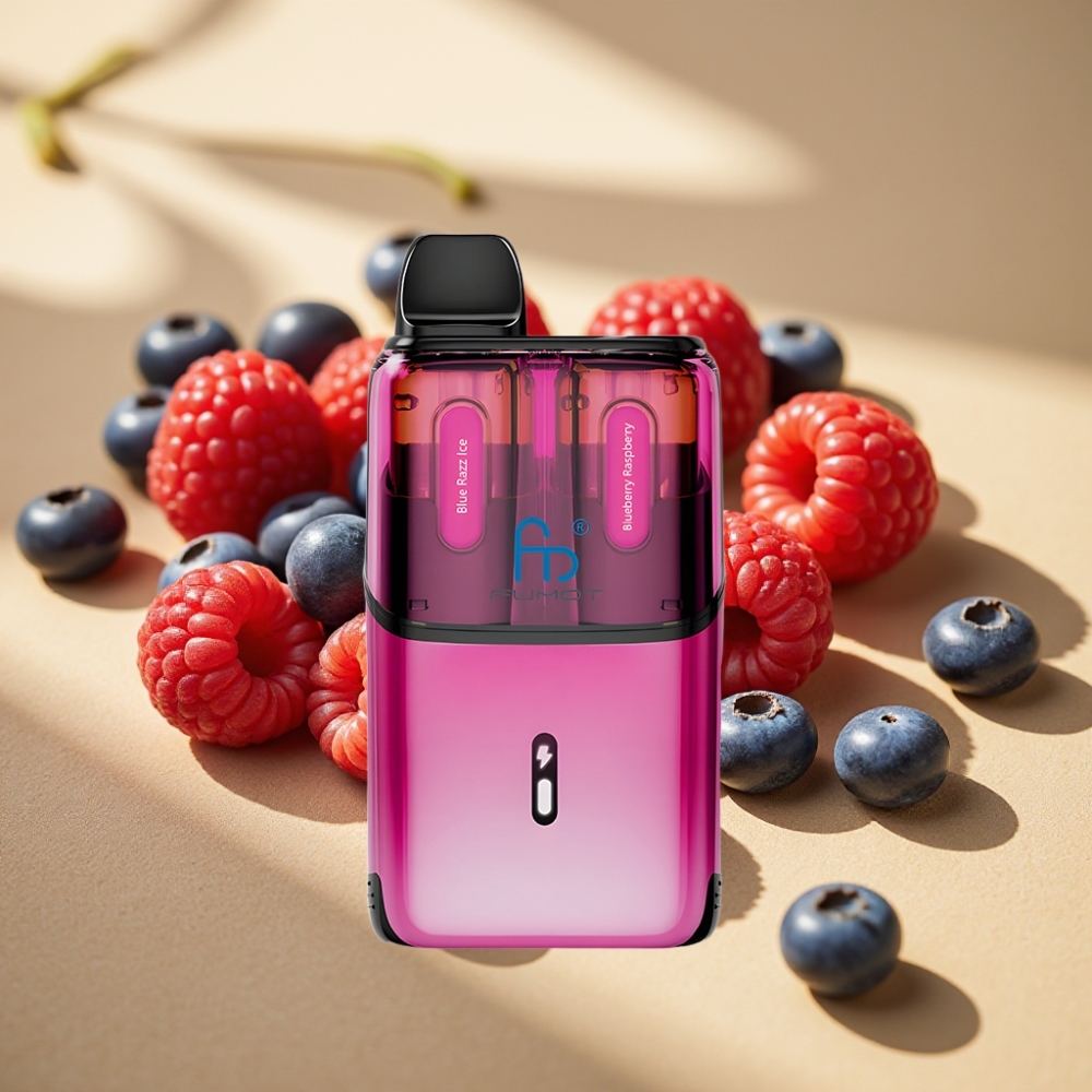 Fumot Ultra T32000 Disposable Vape 32000 Puffs 800mAh 24ml Type-C Blue Razz Ice