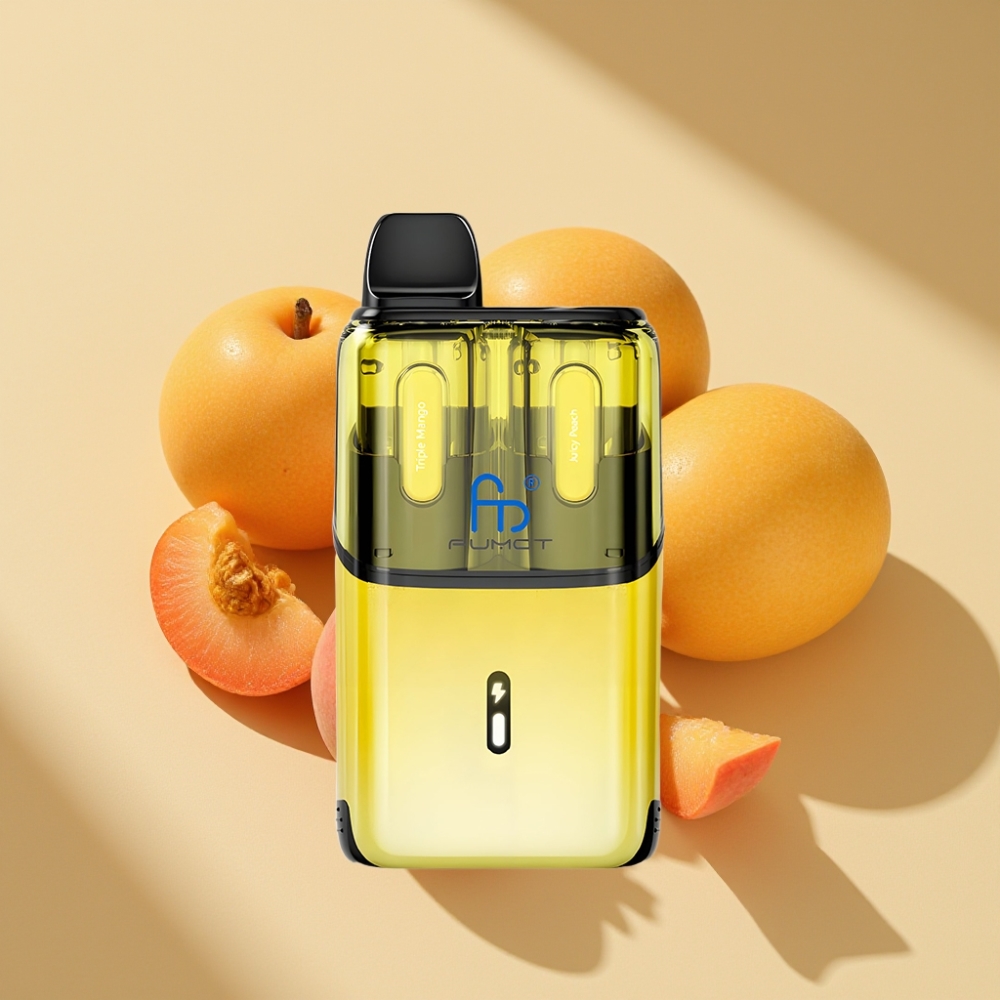 Fumot Ultra T32000 Disposable Vape 32000 Puffs 800mAh 24ml Type-C Triple Mango - Juicy Peach