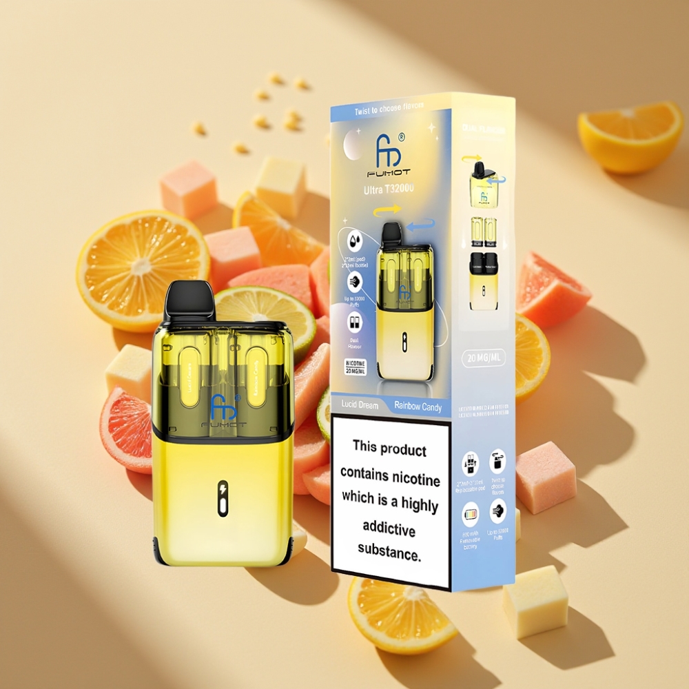 Fumot Ultra T32000 Disposable Vape 32000 Puffs 800mAh Rainbow Candy Lucid Dream