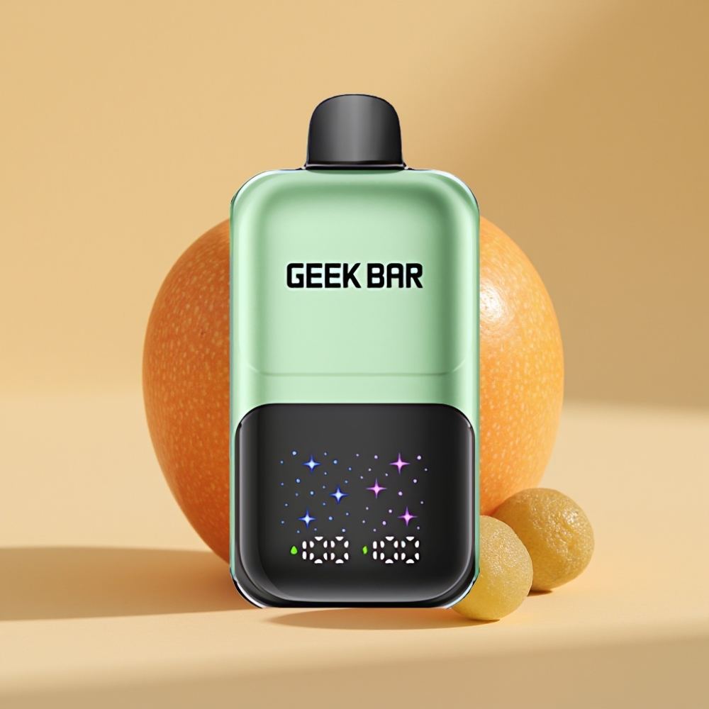 GEEK BAR 2GO 50000 Puffs 20mL Dual Tank Rechargeable Disposable Vape Pen Double Apple A&B