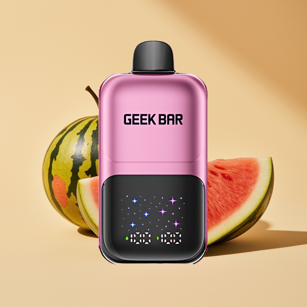 GEEK BAR 2GO 50000 Puffs 20mL Dual Tank Rechargeable Peach & Watermelon Disposable Vape Pen