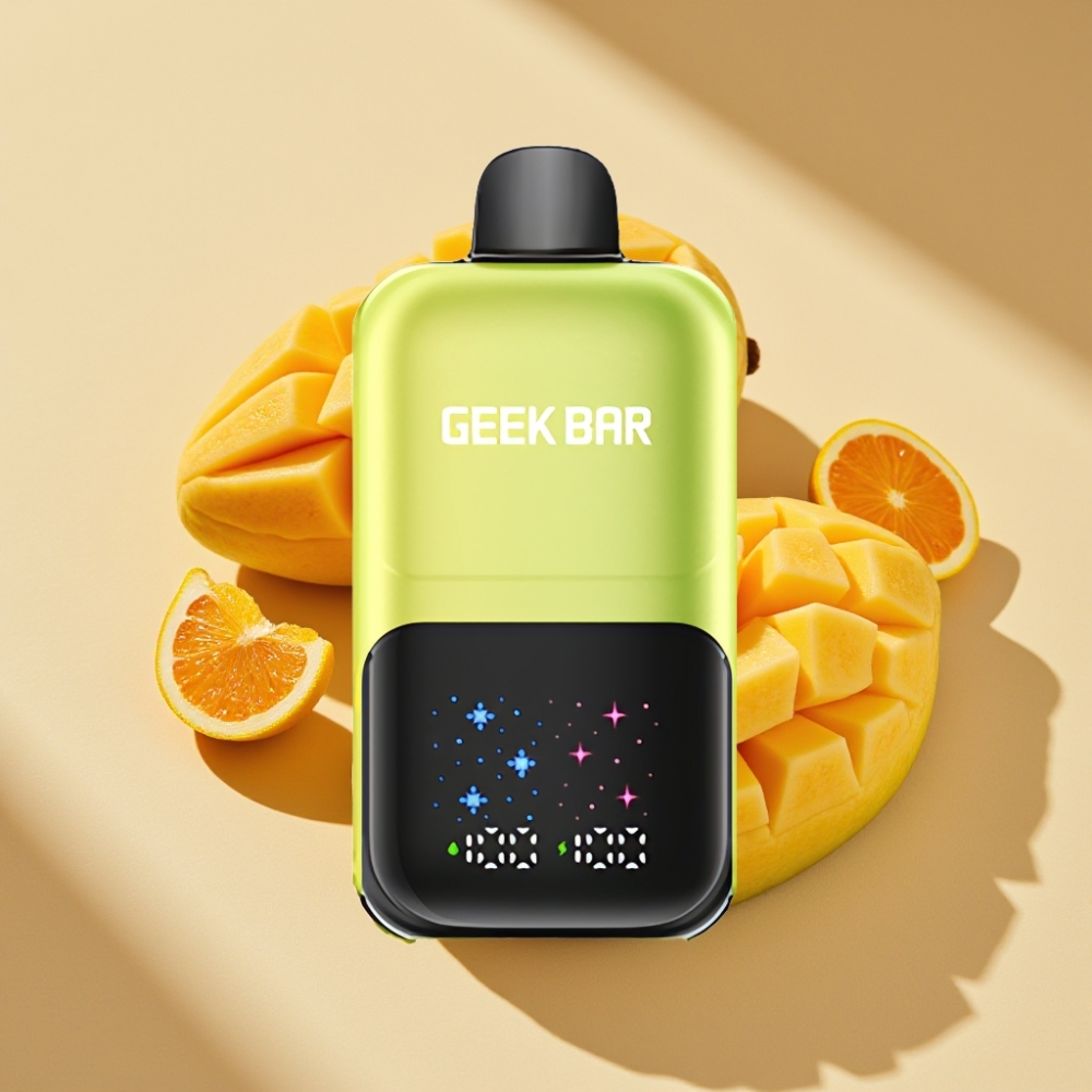 GEEK BAR 2GO Series 50000 Puffs Dual Tank 20mL Rechargeable Mexico Mango Ice Disposable Vape Pen