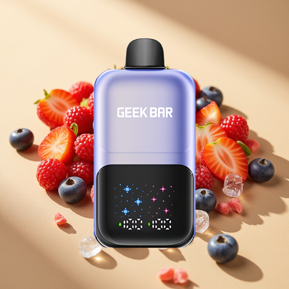 GEEK BAR 2GO Two Series 50000 Puffs 20mL Dual Tanks Mixed Berries Ice Disposable Vape Pen