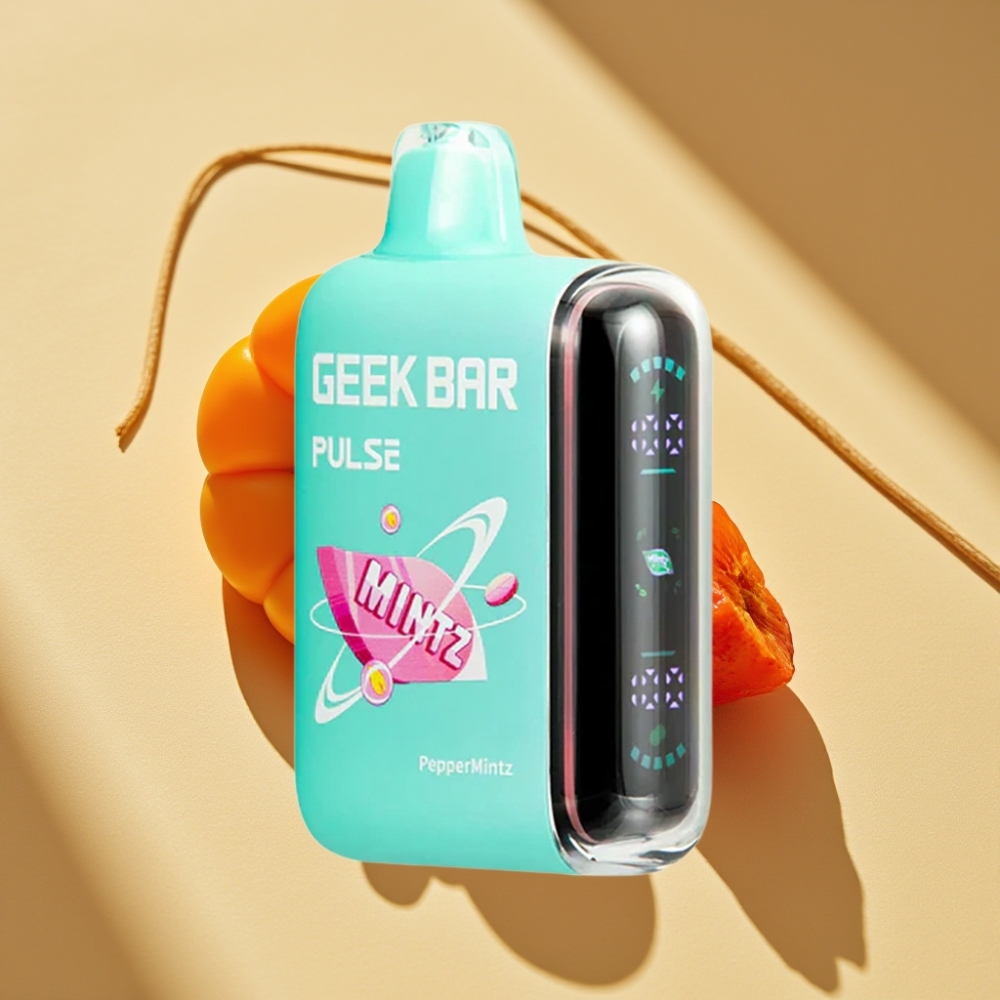 Geek Bar Pulse 15000 Puffs 16ML 5% Nicotine Mintz USB-C Adjustable Airflow