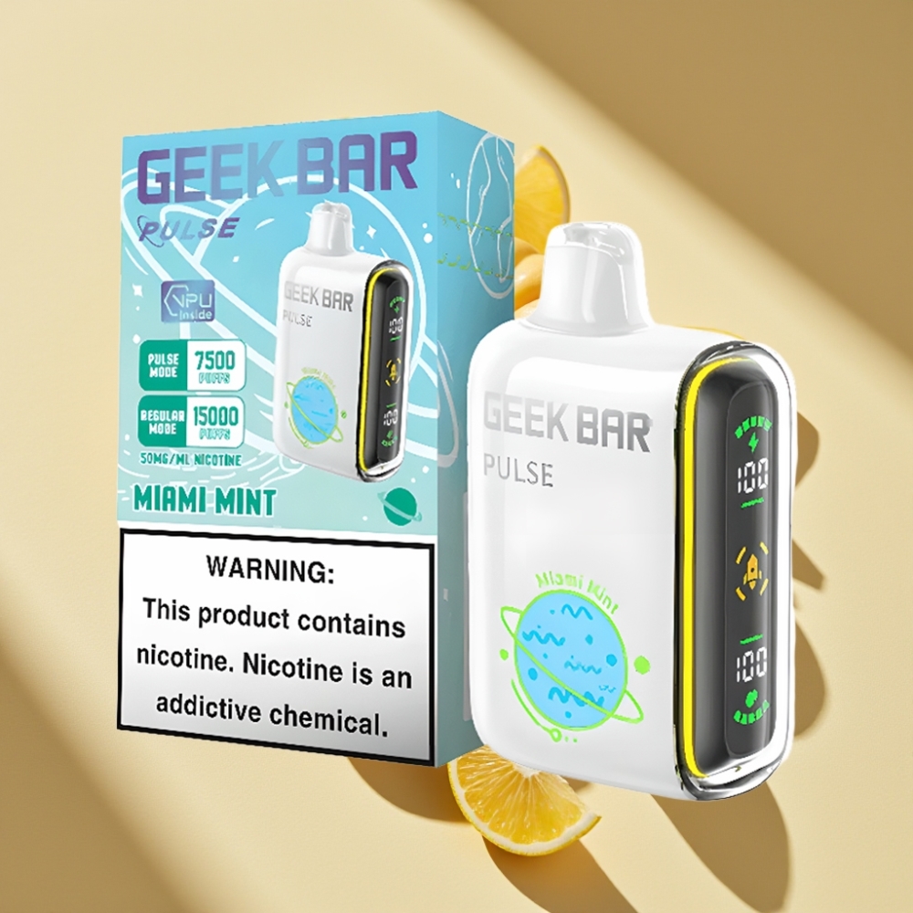 Geek Bar Pulse 15000 Puffs 16ML 5% Nicotine USB-C Disposable Vape Planet Edition