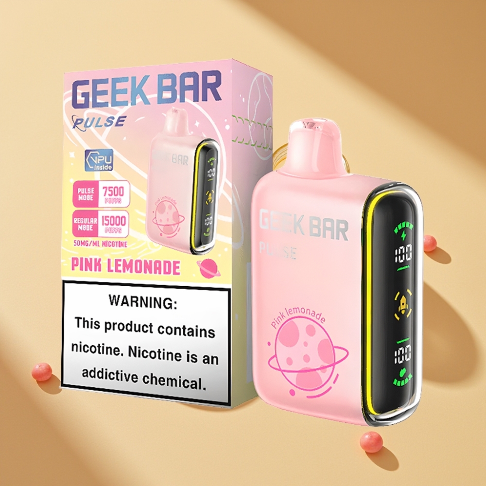 Geek Bar Pulse 15000 Puffs 16ML 5% Nicotine USB-C Disposable Vape Planet Edition