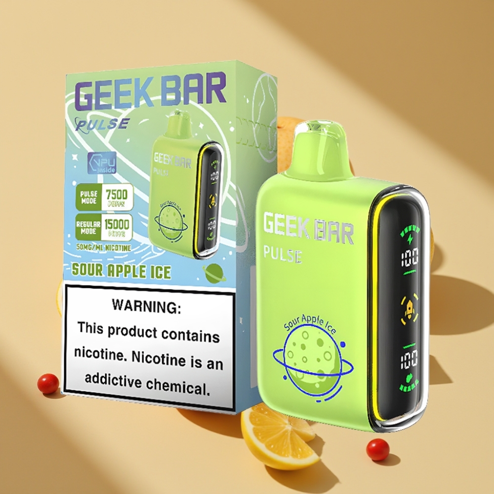Geek Bar Pulse 15000 Puffs 16ML 5% Nicotine USB-C Disposable Vape Planet Edition