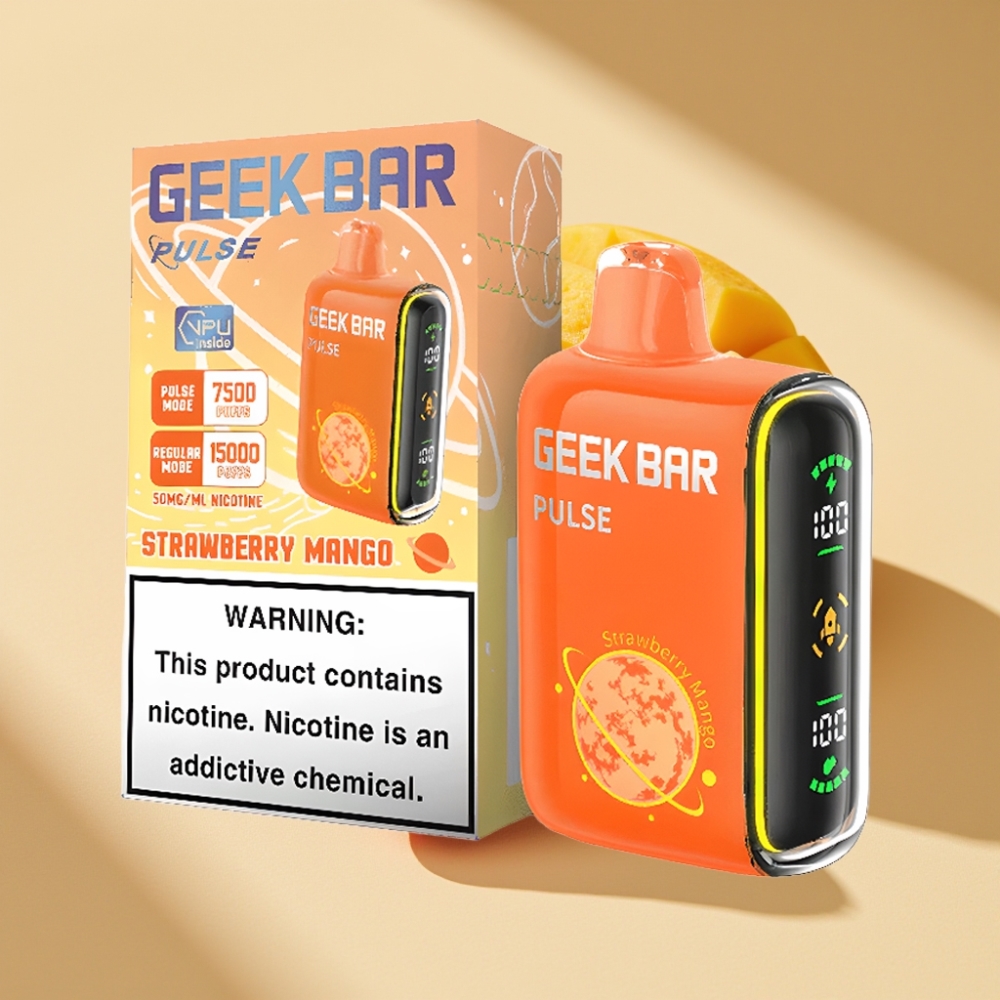 Geek Bar Pulse 15000 Puffs 16ML 5% Nicotine USB-C Disposable Vape Planet Edition
