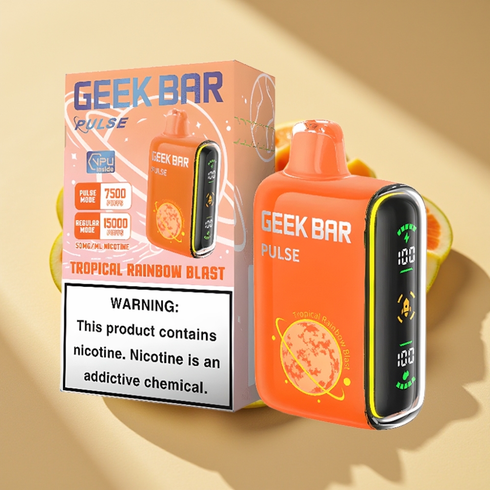 Geek Bar Pulse 15000 Puffs 16ML 5% Nicotine USB-C Disposable Vape Planet Edition