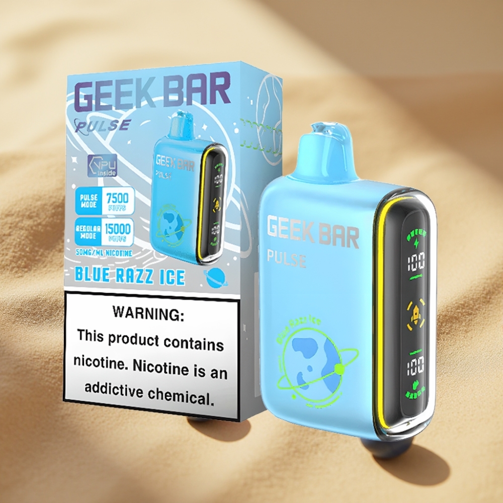Geek Bar Pulse 15000 Puffs 16ML 5% Nicotine USB-C Disposable Vape Planet Edition