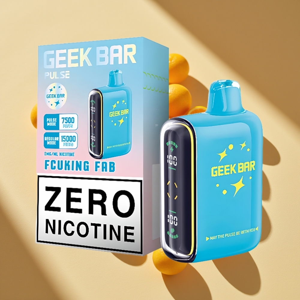 Geek Bar Pulse 15000 Puffs Disposable Vape 16ML 5% Nicotine USB-C 650mAh Adjustable Airflow