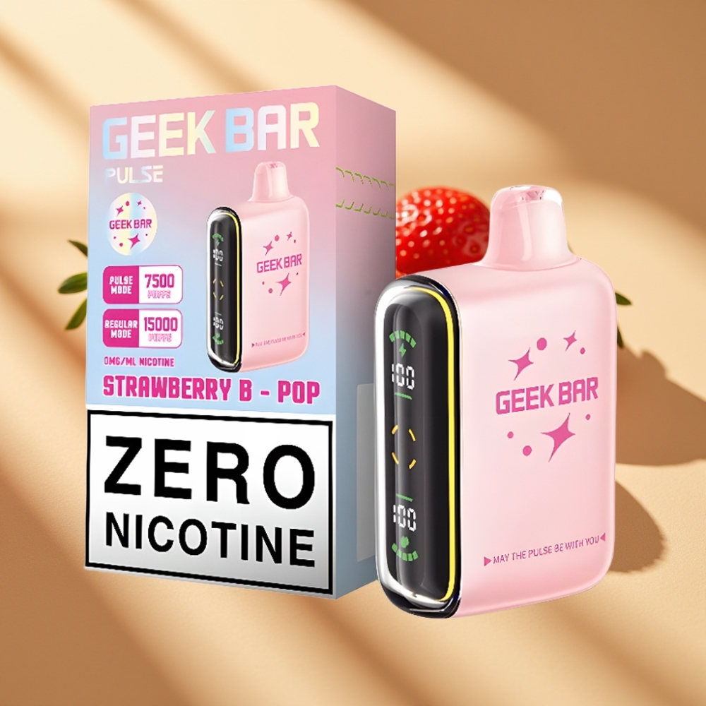 Geek Bar Pulse 15000 Puffs Disposable Vape 16ML 5% Nicotine USB-C 650mAh Adjustable Airflow