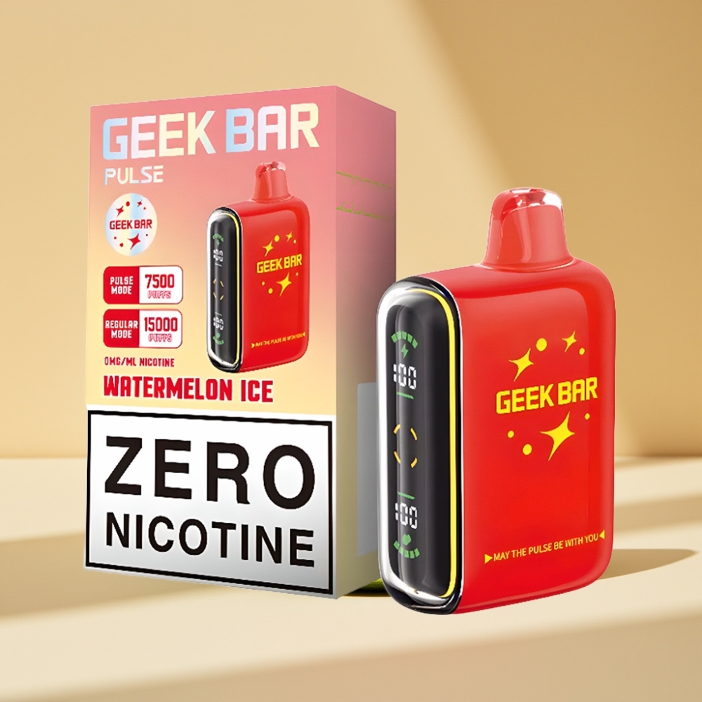 Geek Bar Pulse 15000 Puffs Disposable Vape 16ML 5% Nicotine USB-C 650mAh Adjustable Airflow