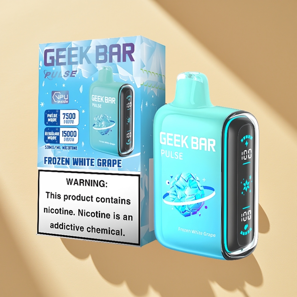 Geek Bar Pulse 15000 Puffs Disposable Vape Frozen Edition 16ML 5% 650mAh USB-C