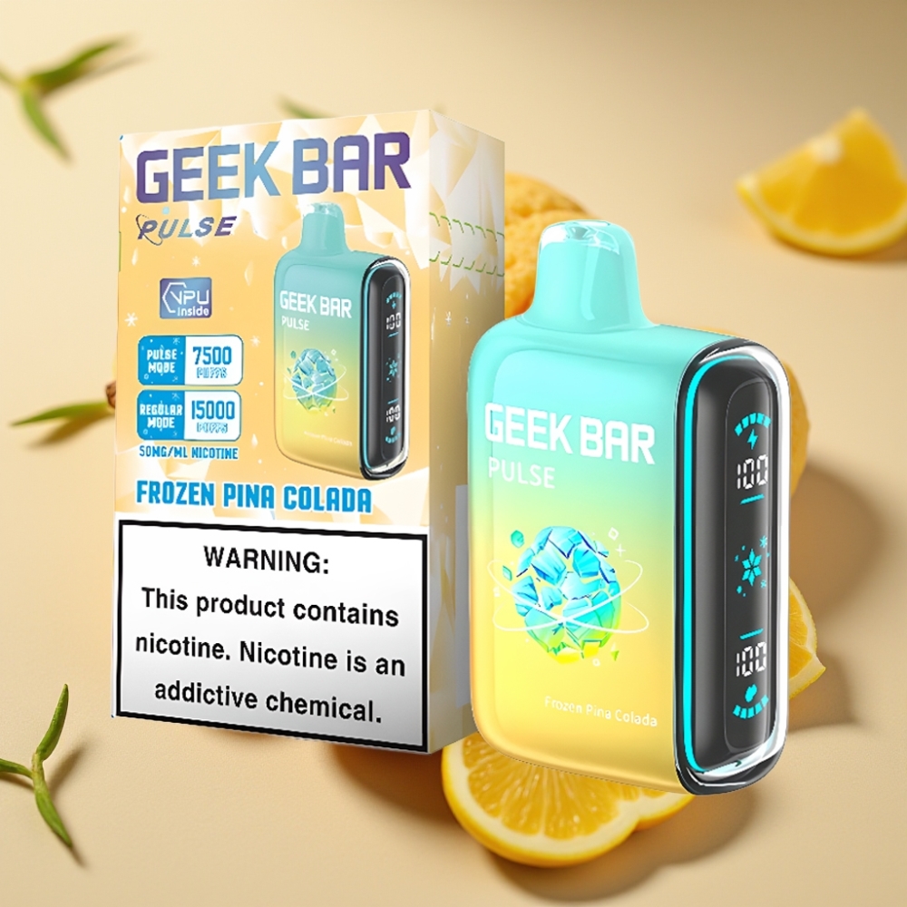 Geek Bar Pulse 15000 Puffs Disposable Vape Frozen Edition 16ML 5% 650mAh USB-C