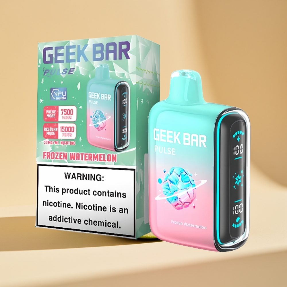 Geek Bar Pulse 15000 Puffs Disposable Vape Frozen Edition 16ML 5% 650mAh USB-C