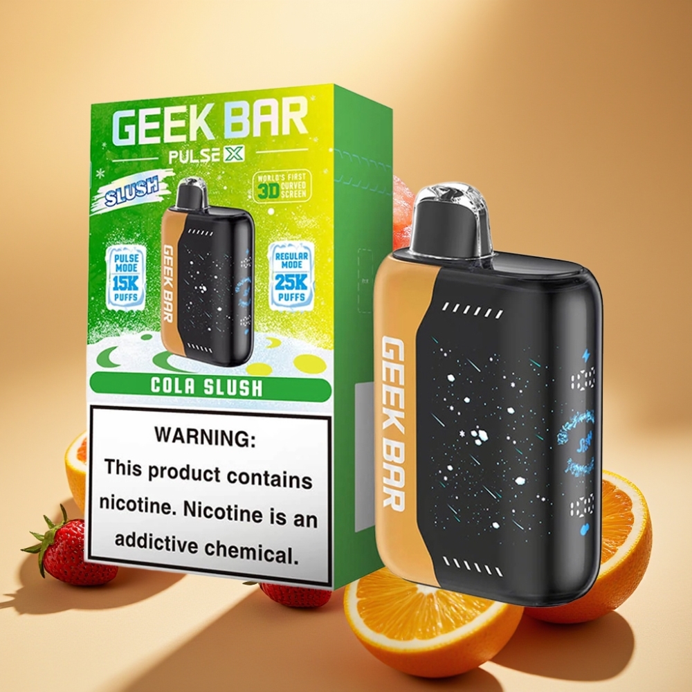 Geek Bar Pulse X 25000 Puffs Slush Edition Disposable Vape 18mL 0-5% Nicotine Dual Mesh Coil