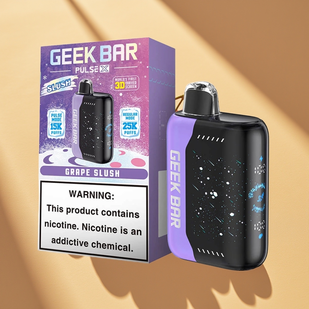 Geek Bar Pulse X 25000 Puffs Slush Edition Disposable Vape 18mL 0-5% Nicotine Dual Mesh Coil