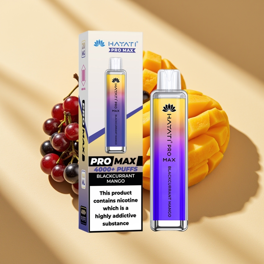 Hayati Pro Max 4000 Puffs 1400mAh Rechargeable Disposable Vape Blackcurrant Mango