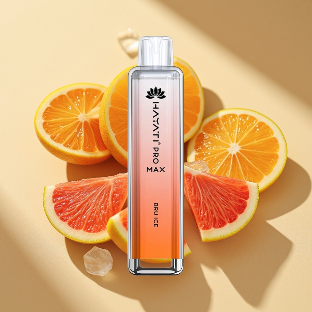 Hayati Pro Max 4000 Puffs Bru Ice Disposable Vape 2ml/10ml 1400mAh Rechargeable