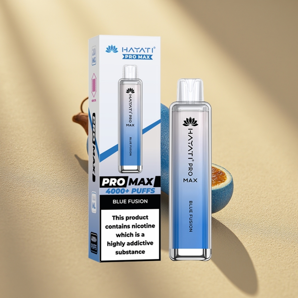 Hayati Pro Max 4000 Puffs Disposable Vape Blue Fusion 1400mAh Rechargeable Dual Mesh