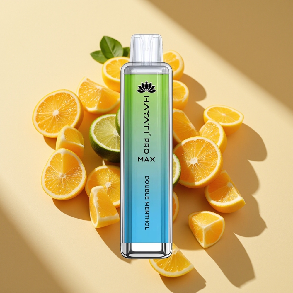 Hayati Pro Max 4000 Puffs Disposable Vape Double Menthol 2%/5% 1400mAh Rechargeable