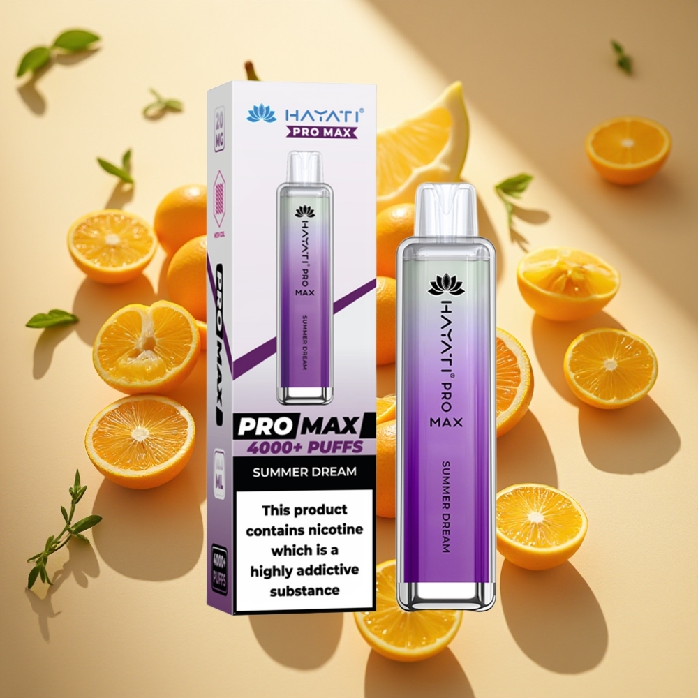 Hayati Pro Max 4000 Puffs Disposable Vape Summer Dream 2%/5% Nicotine 1400mAh