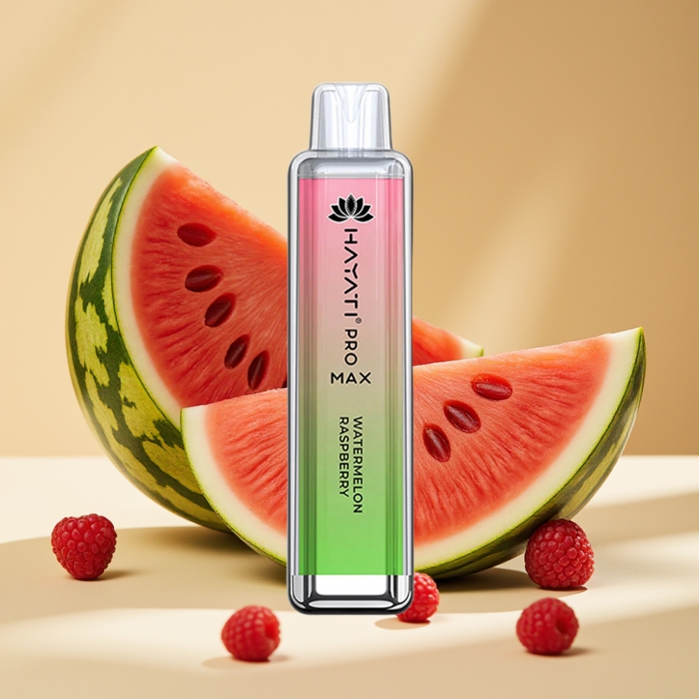 Hayati Pro Max 4000 Puffs Disposable Vape Watermelon Raspberry 2ml/10ml 1400mAh