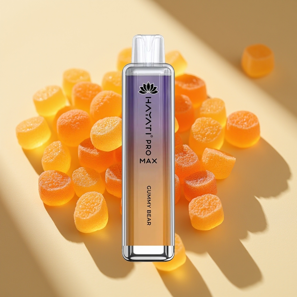 Hayati Pro Max 4000 Puffs Gummy Bear Disposable Vape Rechargeable 1400mAh TPD