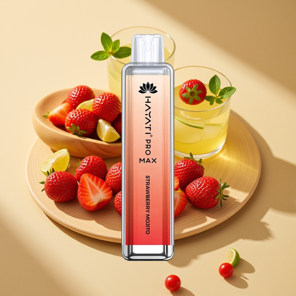 Hayati Pro Max 4000 Puffs Strawberry Mojito Disposable Vape 1400mAh 2ml/10ml TPD