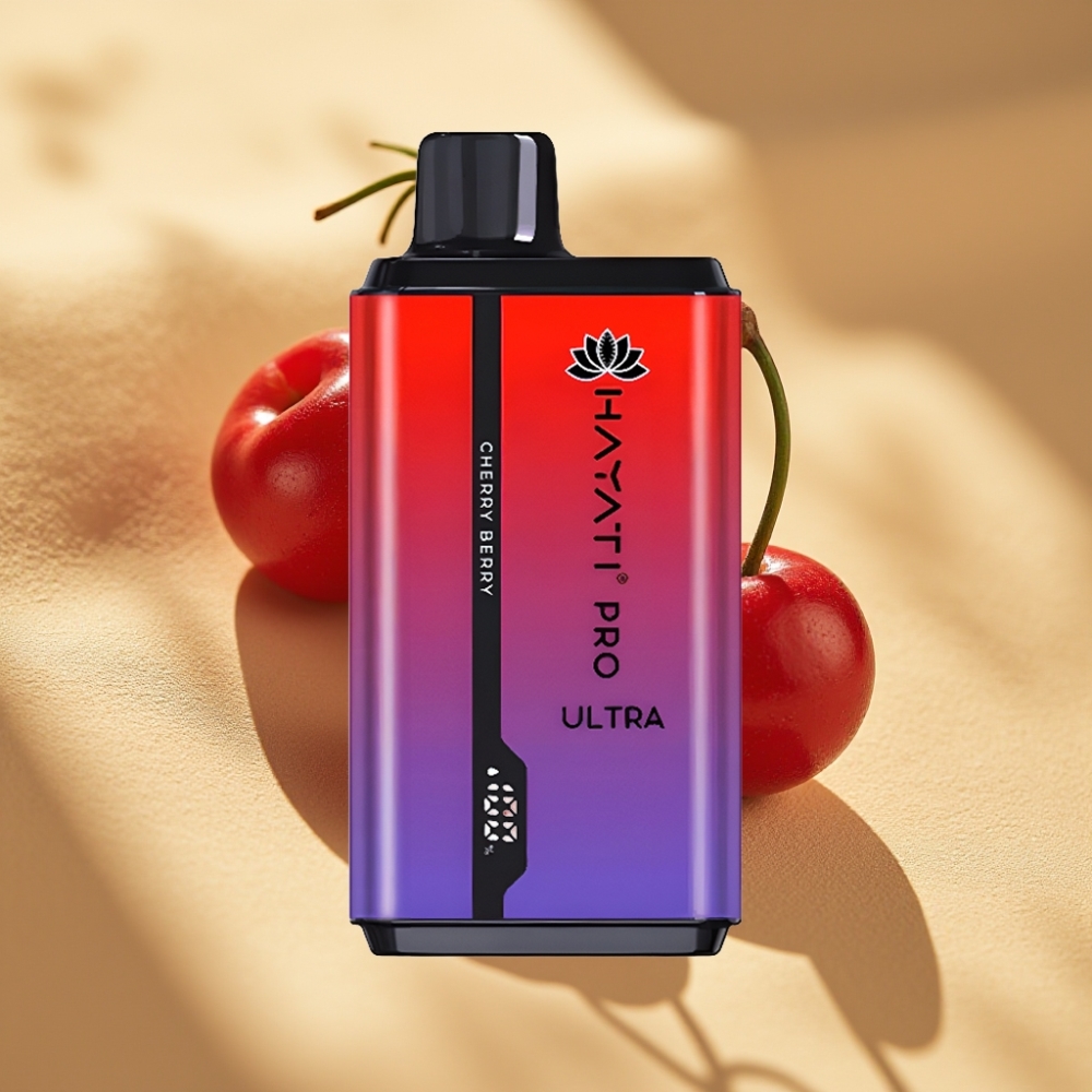 Hayati Pro Ultra 15000 Puffs 850mAh 24ml 2% Cherry Berry Disposable Vape