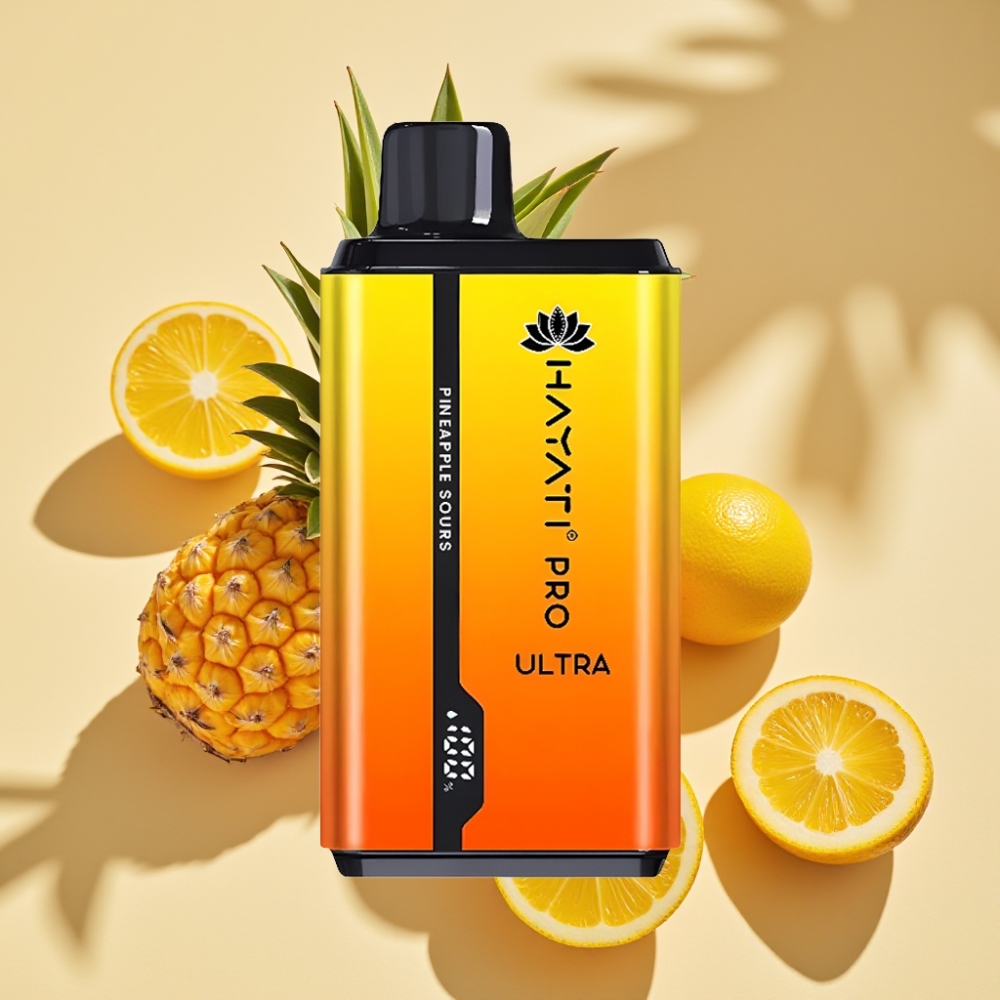 Hayati Pro Ultra 15000 Puffs 850mAh 24ml 2% Pineapple Sours