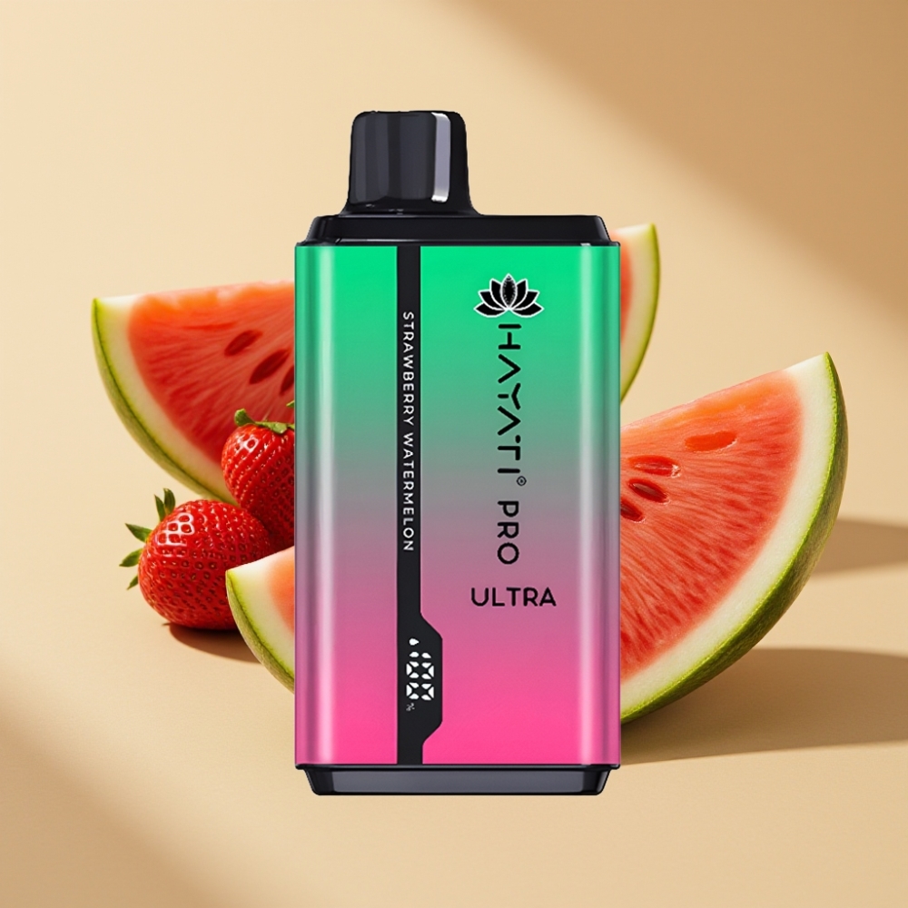 Hayati Pro Ultra 15000 Puffs 850mAh 24ml 2% Strawberry Watermelon Disposable Vape