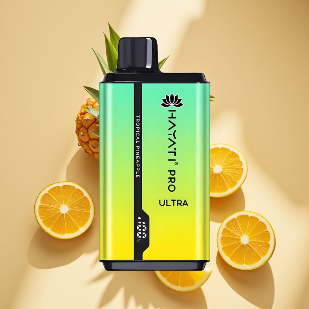 Hayati Pro Ultra 15000 Puffs 850mAh 24ml 2% Tropical Pineapple Disposable Vape