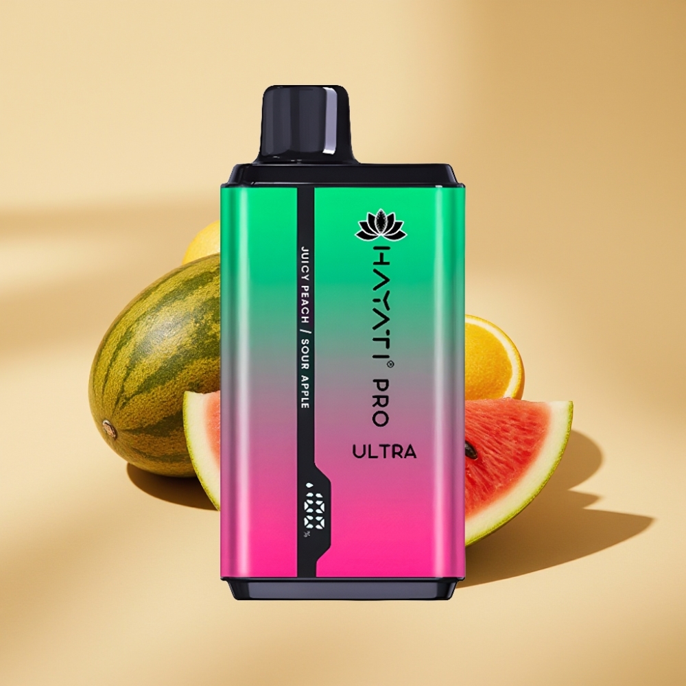Hayati Pro Ultra 15000 Puffs 850mAh 24ml 2% Watermelon Kiwi Passionfruit