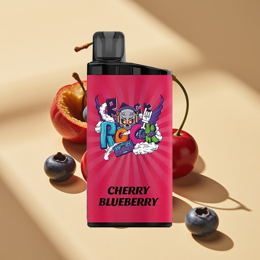 IGET Bar 3500 Puffs 1400mAh 1.2Ohm Mesh Cherry Blueberry Disposable Vape