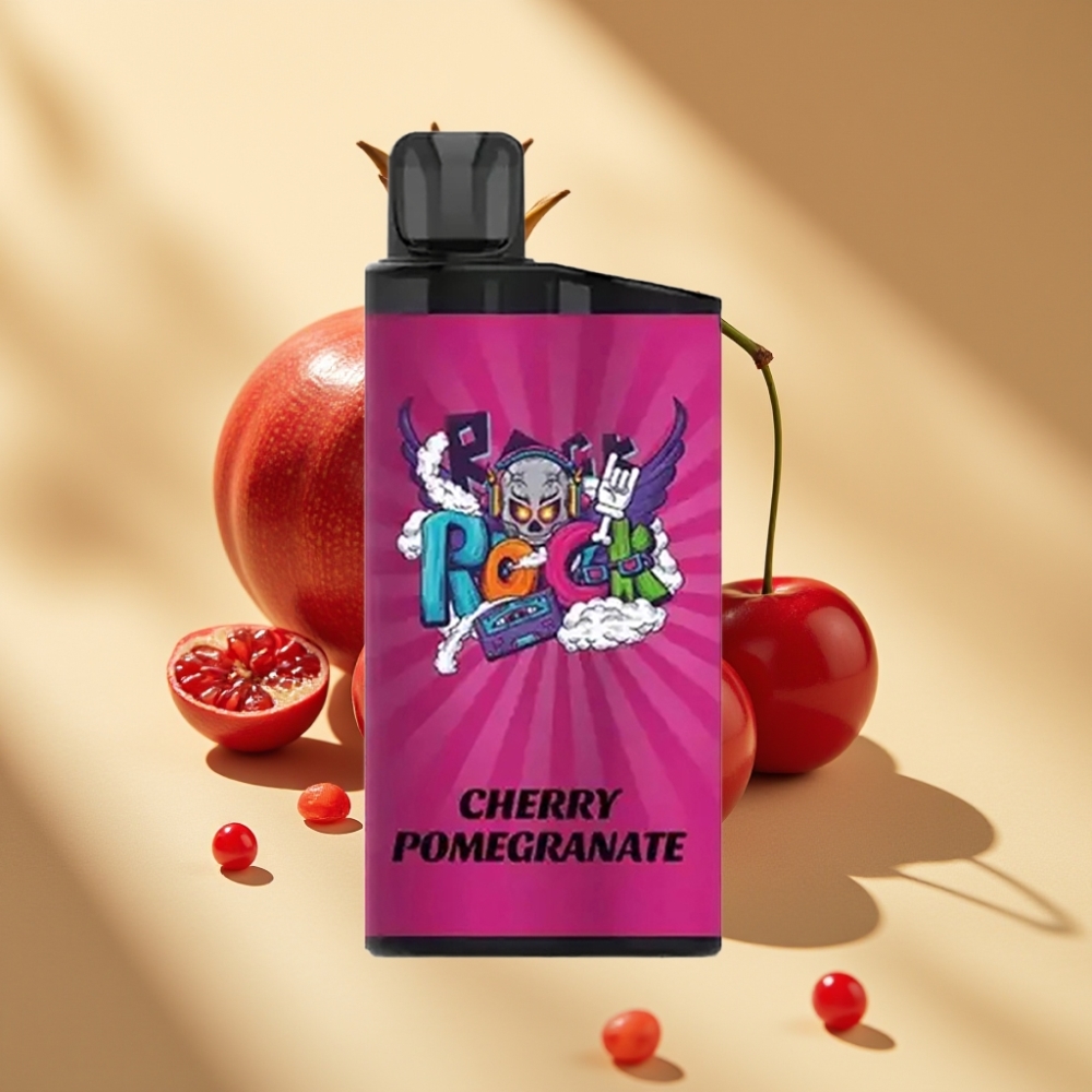 IGET Bar 3500 Puffs 1400mAh 1.2Ohm Mesh Cherry Pomegranate Disposable Vape