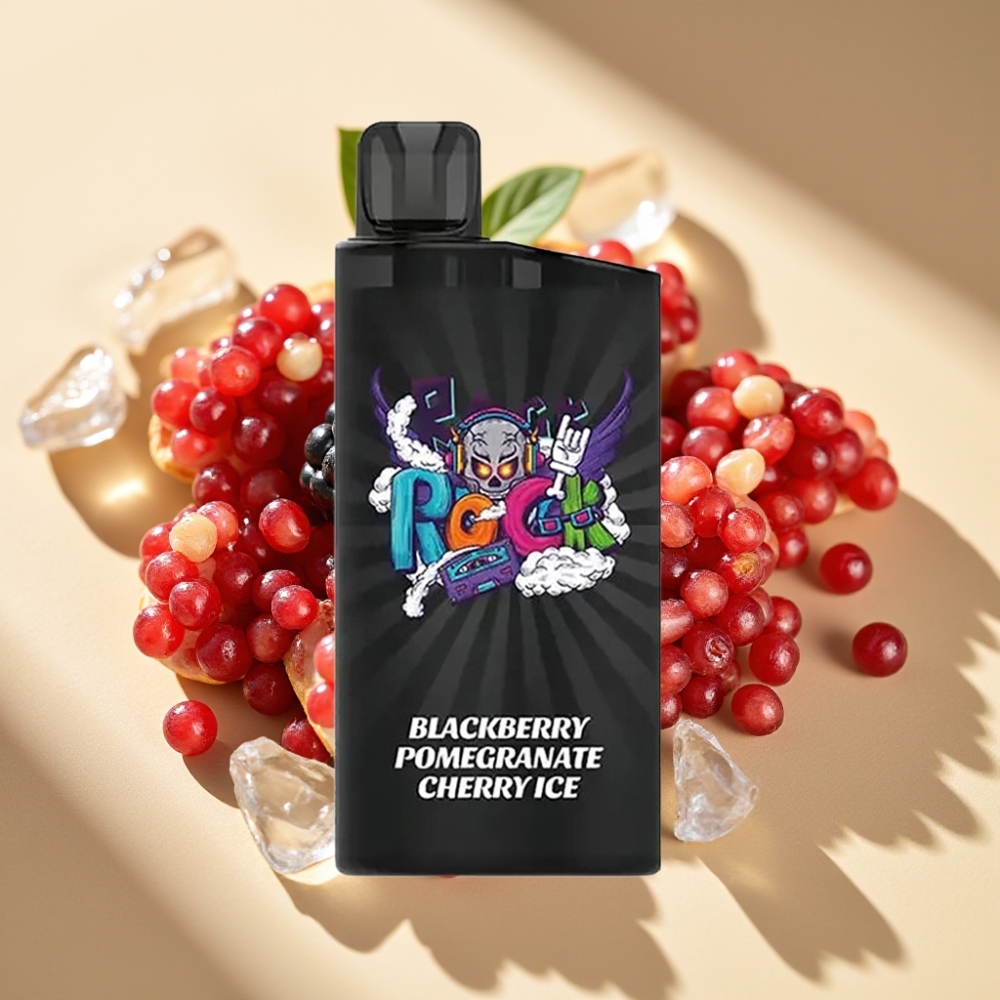 IGET Bar 3500 Puffs 1400mAh 1.2Ohm Mesh Disposable Vape Blackberry Pomegranate Cherry Ice