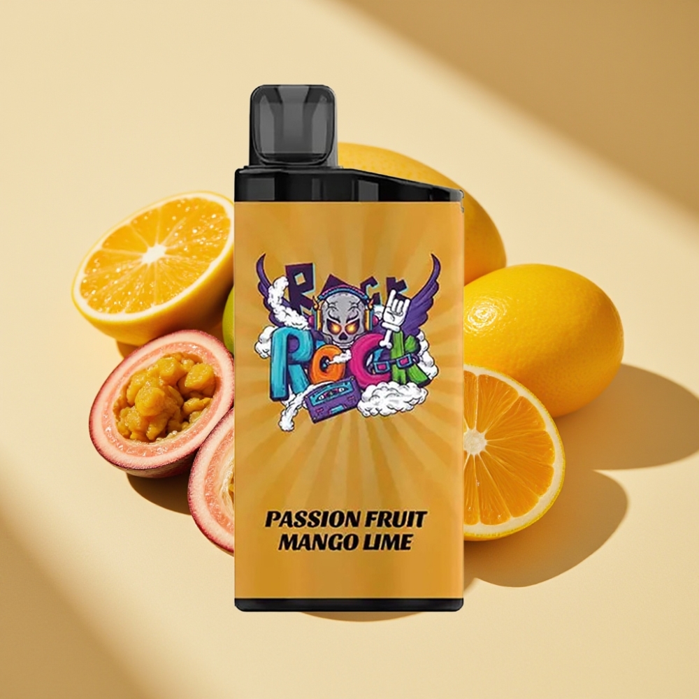 IGET Bar 3500 Puffs 1400mAh 1.2Ohm Mesh Disposable Vape Passion Fruit Mango Lime