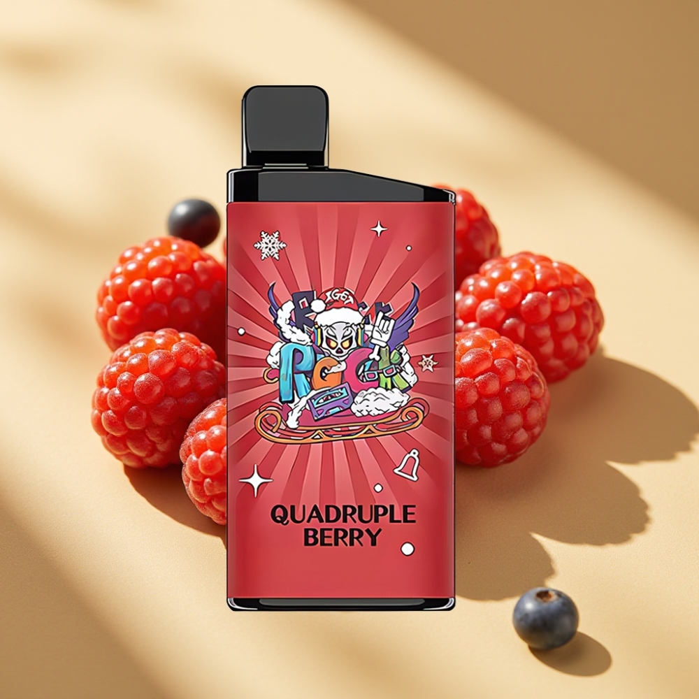 IGET Bar 3500 Puffs 1400mAh 1.2Ohm Mesh Quadruple Berry Disposable Vape