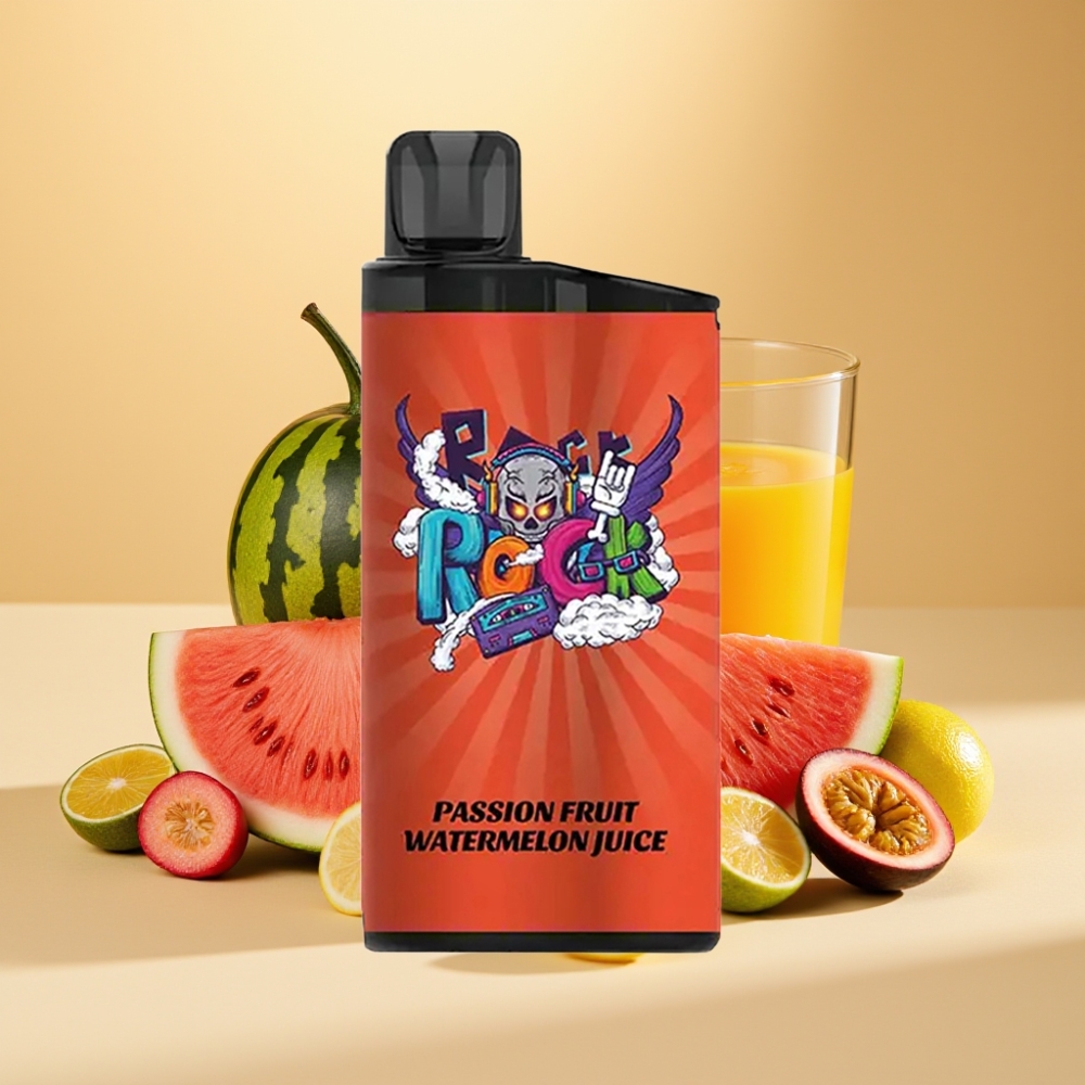 IGET Bar 3500 Puffs 1400mAh 41.3x21.3x94.5mm Disposable Vape Passion Fruit Watermelon Juice