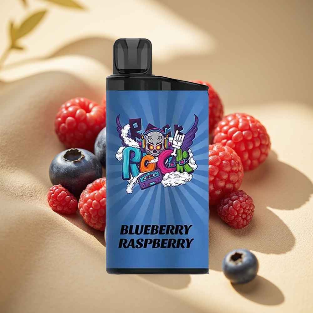 IGET Bar 3500 Puffs 1400mAh Mesh Disposable Vape Blueberry Raspberry