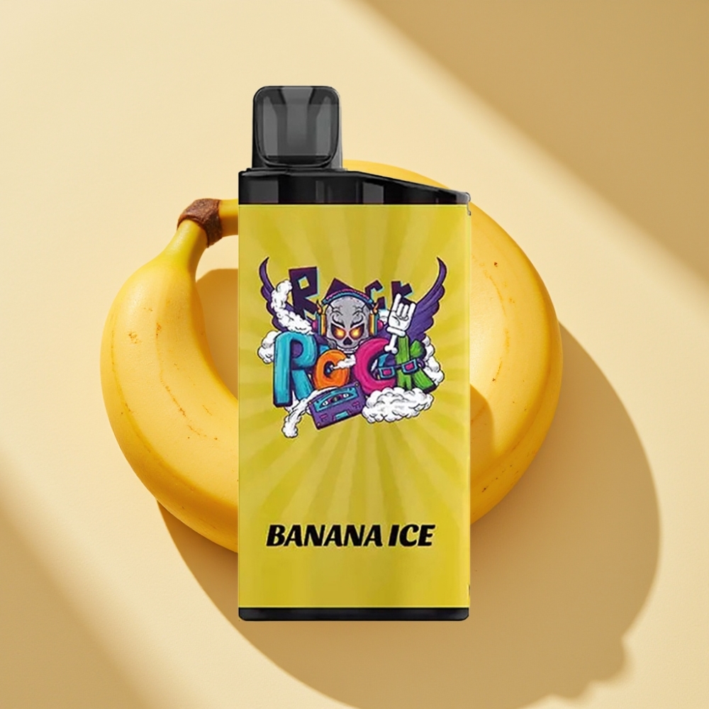 IGET Bar 3500 Puffs Disposable Vape Banana Ice 1400mAh 1.2 Ohm Mesh Coil